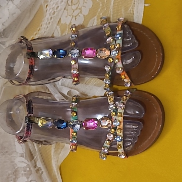 Steve Madden Shoes - Steve MADDEN - BEJEWELED SANDALS 🩴